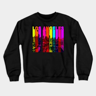 Los Angeles Nights Retro Crewneck Sweatshirt